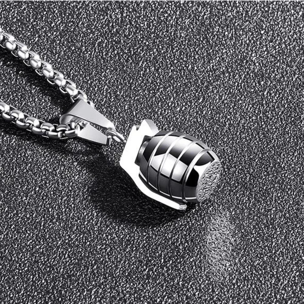❤️Custom Unique Hand Grenades Necklace , N90201P115